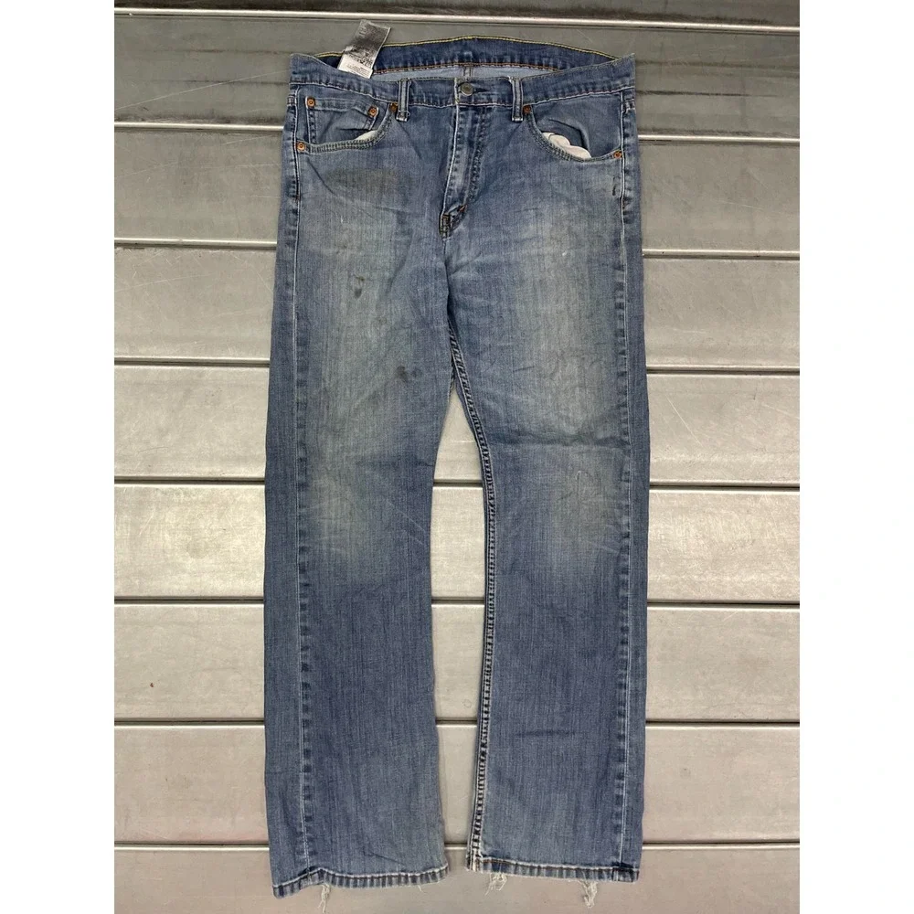 Levis 527 Jeans Mens 35X31 Blue Medium Wash‎ Denim Bootcut